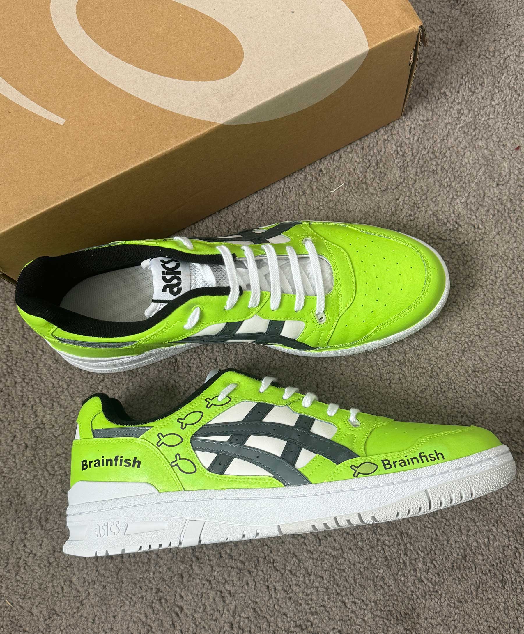 customised sneakers for Brainfish