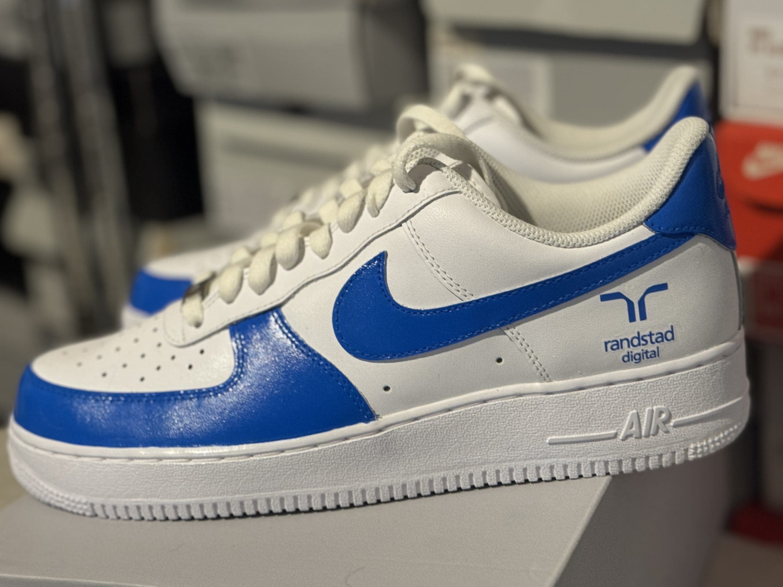 hand painted Nike shoes for events