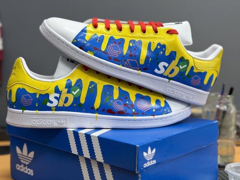 custom sportsbet sneakers for business and events
