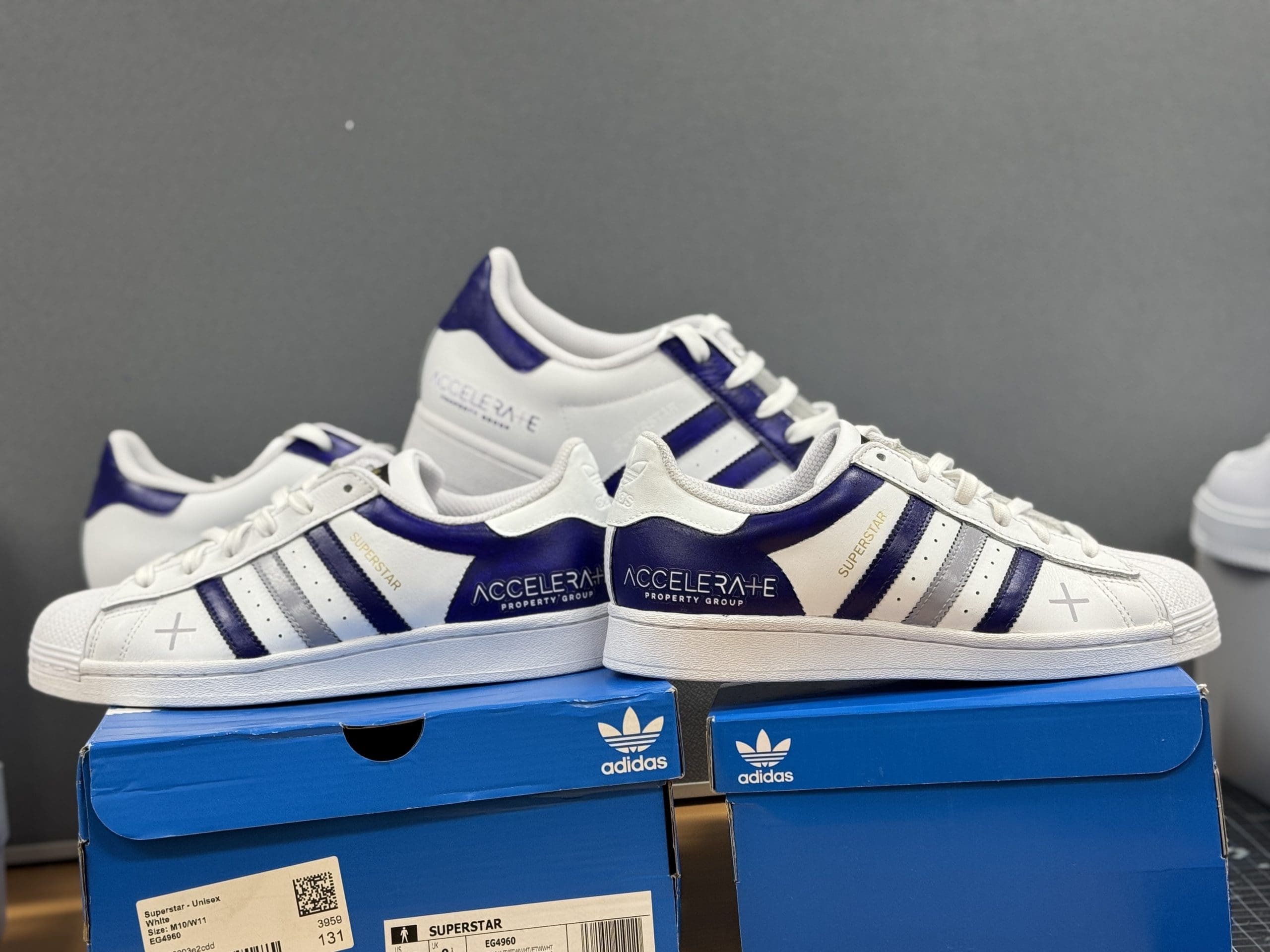 customised adidas superstar sneakers