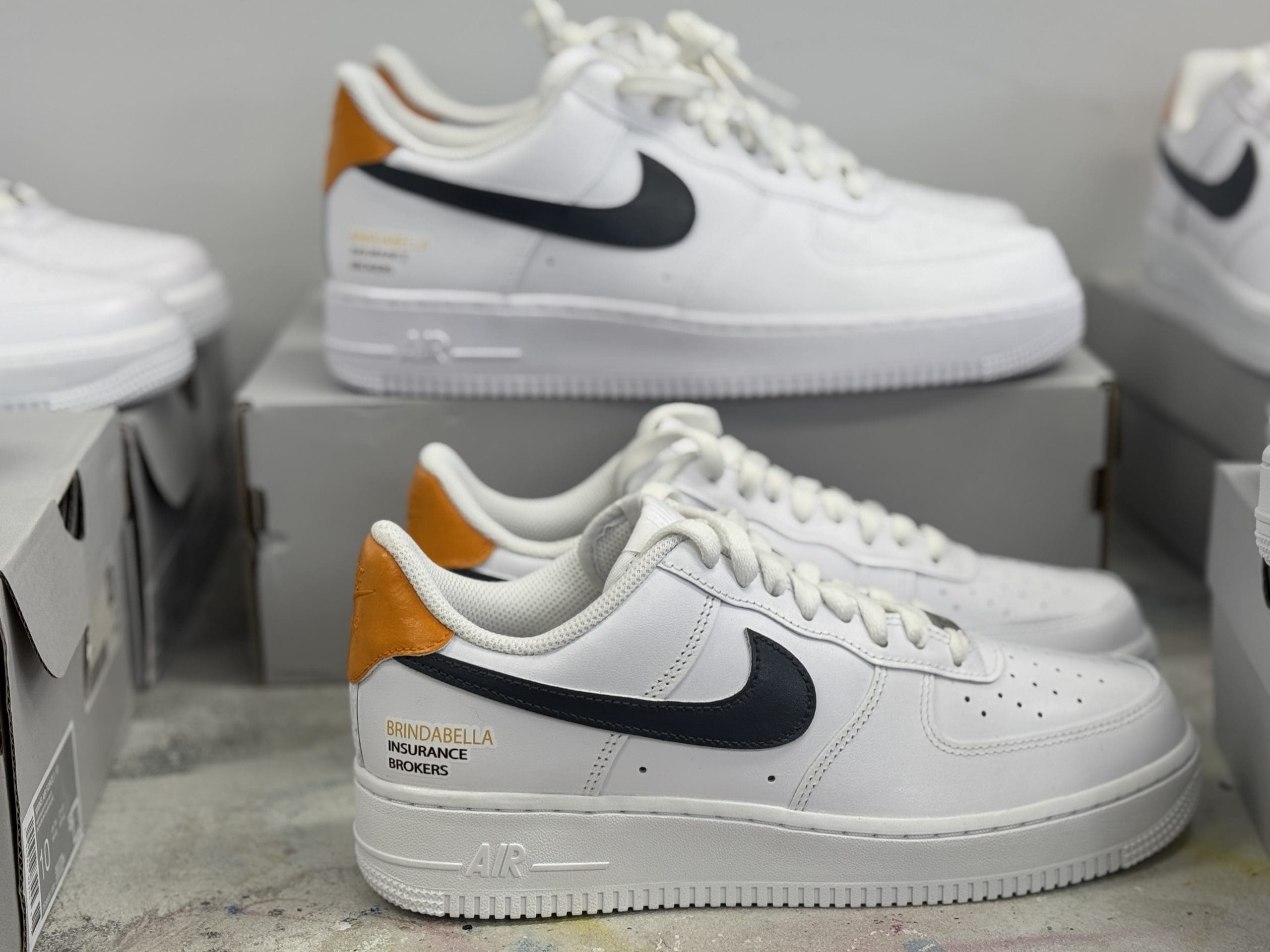 customised sneakers branded for business