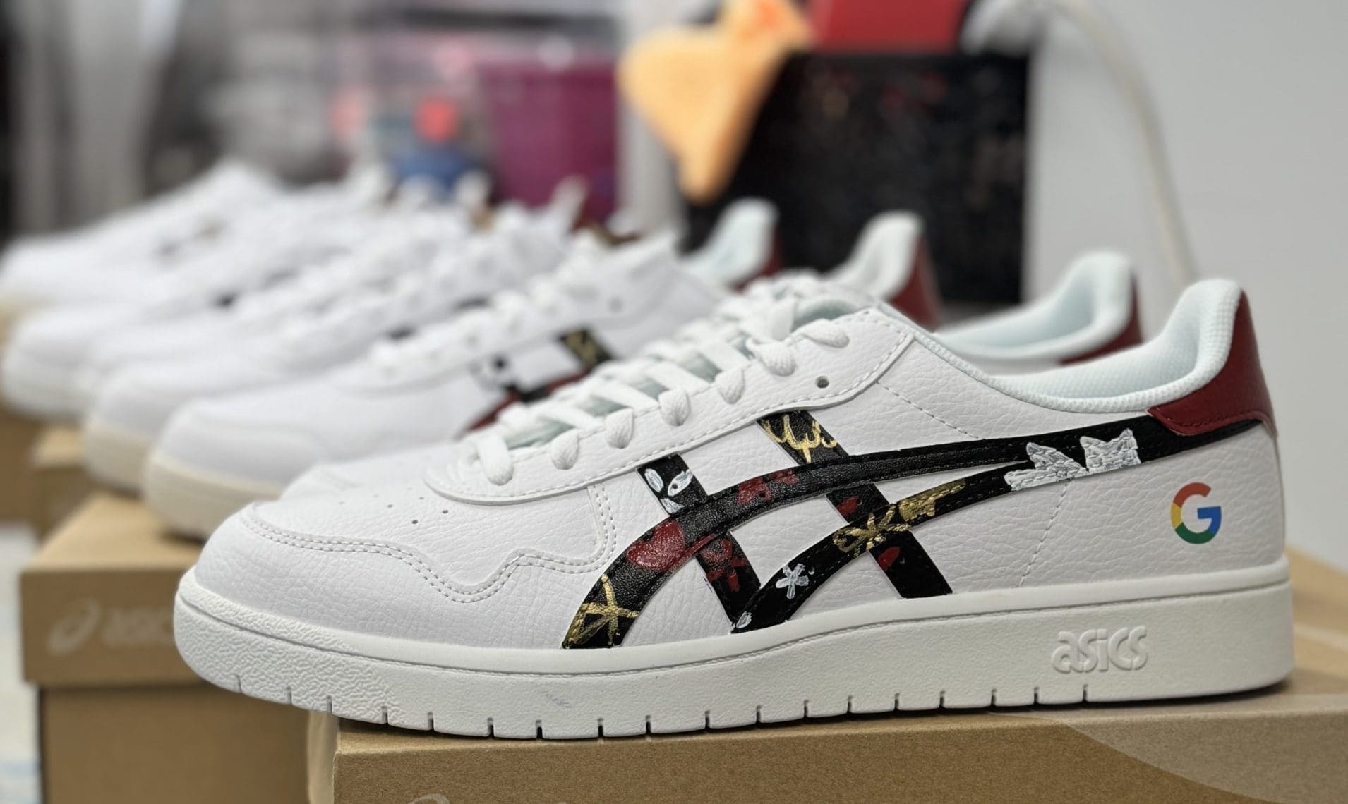 Asics custom shoes