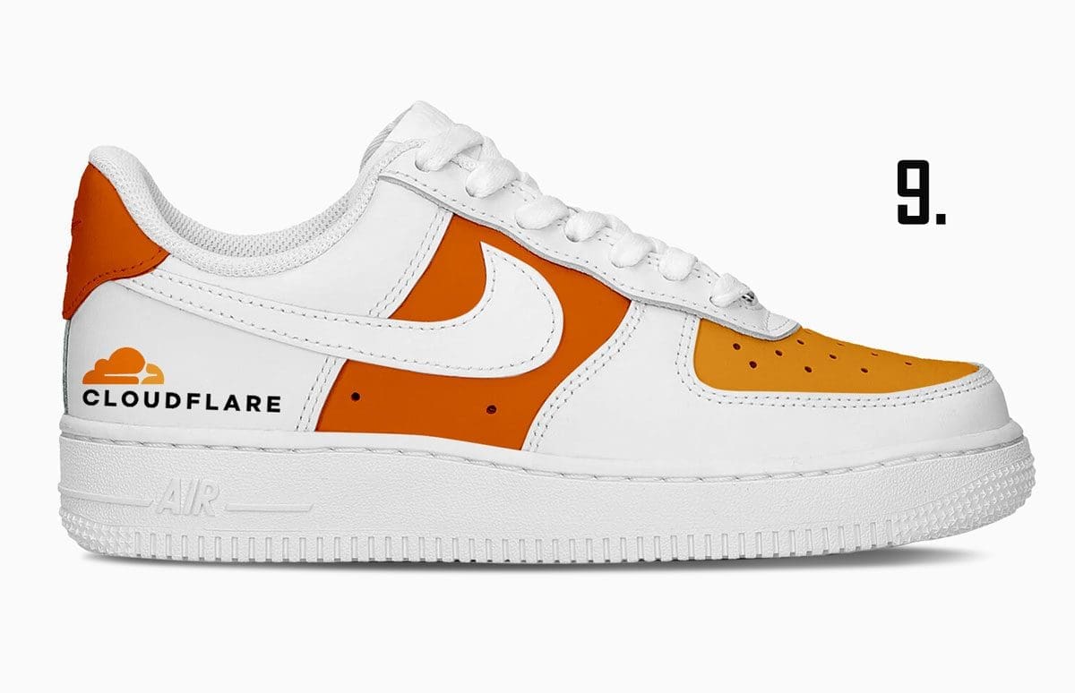 branded sneakers for company shoes