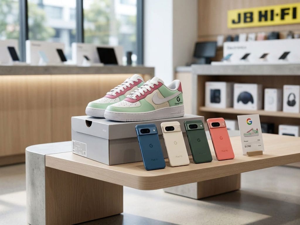 custom corporate branded merchandise for big brands. Sneakers for google