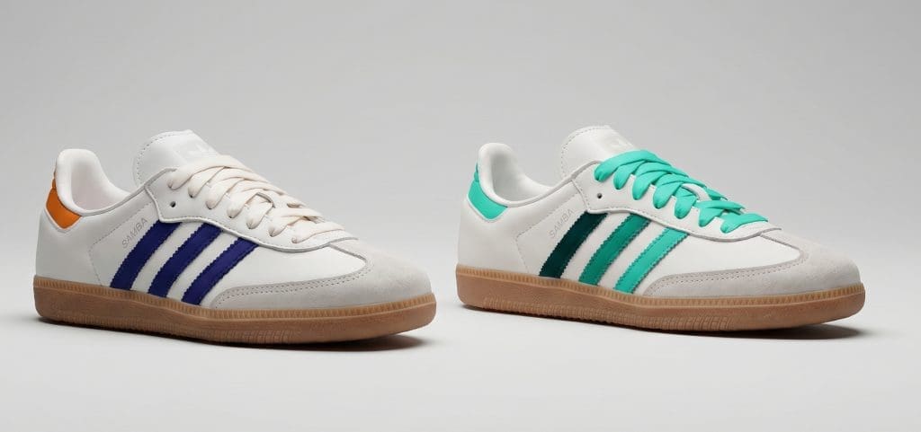 corporate sneaker branding for ubank-adidas samba customs
